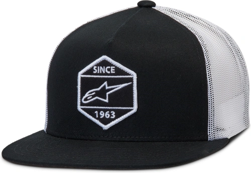 Kšiltovka BOLT TRUCKER, ALPINESTARS (černá/bílá)