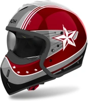 Přilba J110 Command, AIROH (lesklá rudá, vel. S) 2025