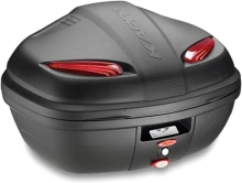 MONOLOCK TopCase - 47l, KAPPA (čierny, červené odrazky, kompozit) - M009-1493
