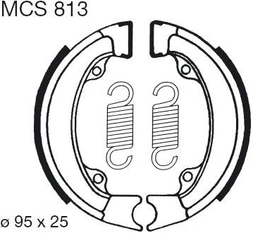Brzdové čeľuste MCS 813