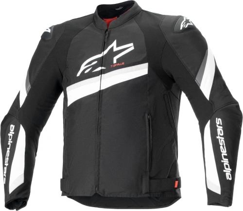 Bunda T-GP PLUS R 4, ALPINESTARS (černá/bílá)