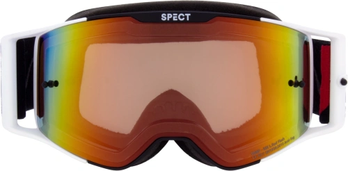 Brýle TORP, RedBull Spect (černé/bílé matné, plexi červené zrcadlové)