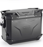 GIVI OBKEV37BR černý pravý kufr Trekker Outback hliníkový (Monokey boční), objem 37 ltr.