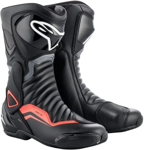 Topánky S-MX 6, ALPINESTARS (čierna / sivá / červená fluo)