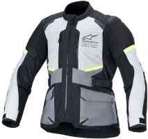 Bunda ANDES AIR DRYSTAR, ALPINESTARS (světle šedá/tmavě šedá/černá/žlutá fluo) Bunda ANDES AIR DRYSTAR, ALPINESTARS (světle šedá/tmavě šedá/černá/žlutá fluo)