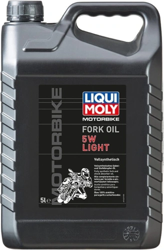 LIQUI MOLY Motorbike Fork Oil 5w Light - olej do tlmičov pre motocykle - ľahký 5 l