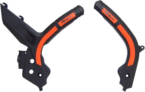 Protektory rámu KTM, perách (súprava, čierno-oranžové) M400-1375