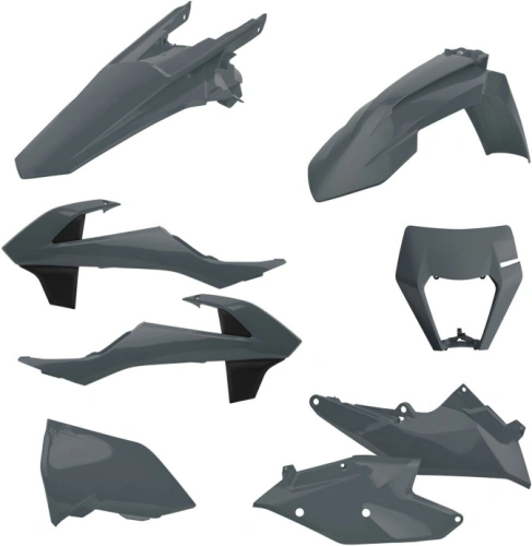 Sada plastů POLISPORT nardo grey 90889