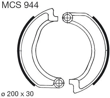 Brzdové čeľuste MCS 944