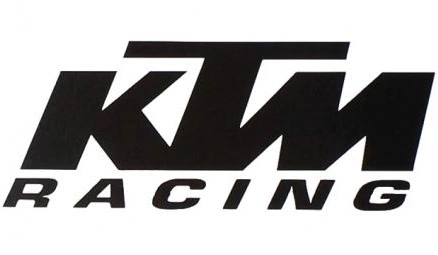 Nálepka KTM Racing - čierna