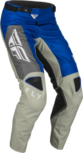 Kalhoty KINETIC JET, FLY RACING - USA 2023 (modrá/šedá/bílá)