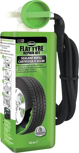 Náhradná náplň pre automatickú opravnú sadu Slime Flat Tyre Repair Kit - 450ml