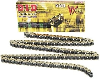 VX séria X-Krúžková reťaz DID Chain 530VX3 116 L Zlatá/Čierna