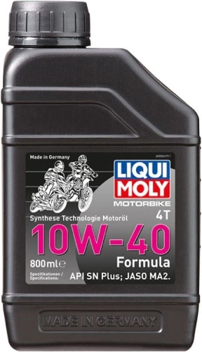 LIQUI MOLY Motorbike 4T 10W40 Formula, polosyntetický motorový olej 800 ml