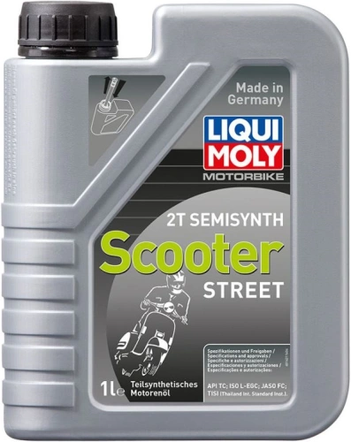 LIQUI MOLY Motorbike 2T Semisynth Scooter, polosyntetický motorový 2T olej 1 l