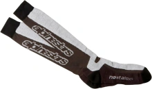 Ponožky TERMAL TECH Socks, ALPINESTARS - Taliansko (čierne / sivé) Ponožky TERMAL TECH Socks, ALPINESTARS - Taliansko (čierne / sivé)