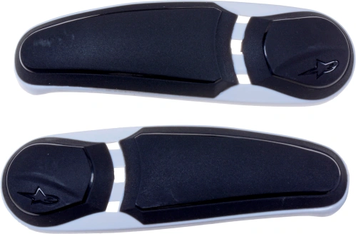 Slidery špičky pre topánky SMX PLUS, ALPINESTARS - Taliansko (čierne / biele, pár)