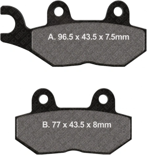 Brzdové destičky EBC FA214/2V