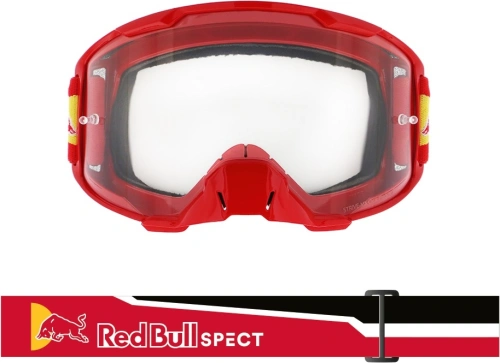 Brýle STRIVE, RedBull Spect (červené mátné, plexi čiré)