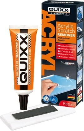 Prípravok Xerapol - Quixx System Acryl odstraňuje škrabance a ryhy z akrylátových skiel a plexiskiel, 50g