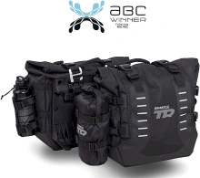 Kompletní sada sedlových brašen SHAD TERRA TR40 a  černého hliníkového 55L topcase, včetně montážní sady SHAD Benelli TRK 502 X 2022 - (1)