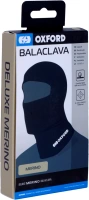 Kukla Balaclava Deluxe Merino vlna, OXFORD (čierna) (1)