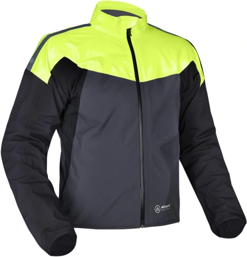 Bunda RAIN SEAL PRO, OXFORD ADVANCED (šedá / čierna / žltá fluo)