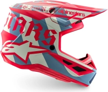 Přilba SUPERTECH S-M7 limitovaná edice BEAST COAST, ALPINESTARS (šedá/černá/oranžová) 2026 (4)