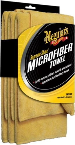 Meguiars Supreme Shine Microfiber Towel - mikrovláknová utierka 40x60 cm (balenie 3 ks)