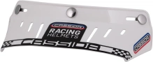 Plochý šilt Racing Spirit, CASSIDA (biely, cvakanie na cvoky)