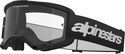 Brýle VISION 3 WORDMARK, ALPINESTARS (černá, čiré plexi) 2025