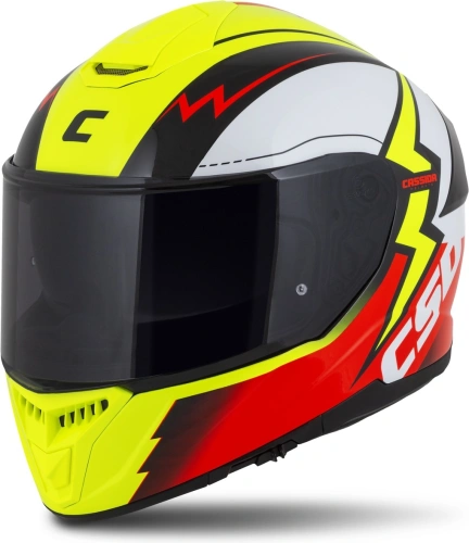 Prilba Integral GT 2.1 Flash, CASSIDA (žltá fluo/červená fluo/čierna/biela) plexi s prípravou pre Pinlock