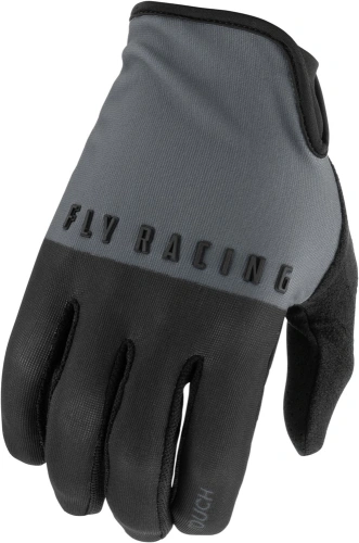 Cyklo rukavice MEDIA, FLY RACING - USA (černá/šedá)