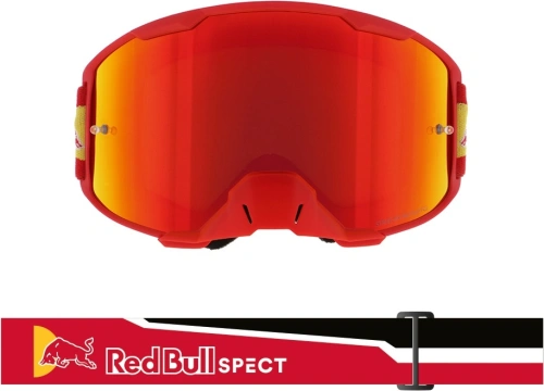 Brýle STRIVE, RedBull Spect (červené mátné, plexi červené zrcadlové)