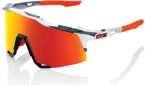 Slnečné okuliare SPEEDCRAFT Soft Tact Grey Camo, 100% - USA (HIPER červené sklo)