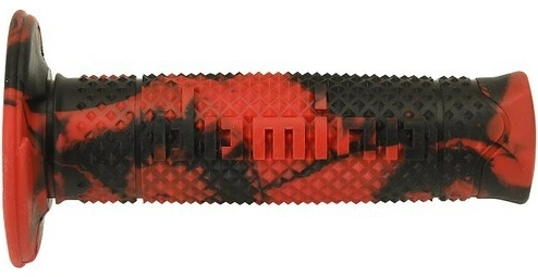 Gripy (offroad) dĺžka 120 mm, DOMINO (červeno-čierne) M018-168