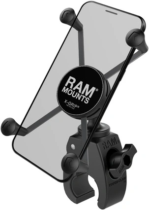 Kompletná zostava držiaka pre veľké mobilné telefóny X-Grip so "Snap-Link Tough-Claw" upínaním na riadidlá, RAM Mounts