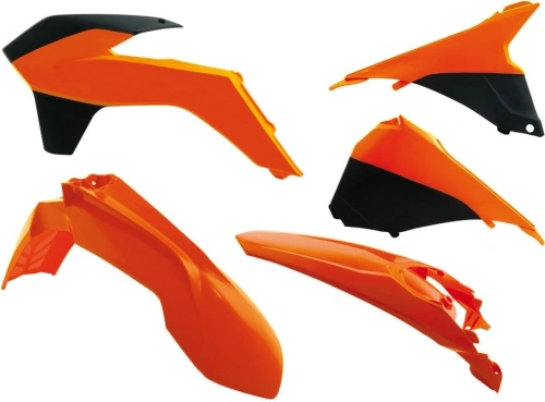 Sada plastov KTM, perách (oranžovo-čierna, 5 dielov, vr. Krytov vzduch filtra) M400-404