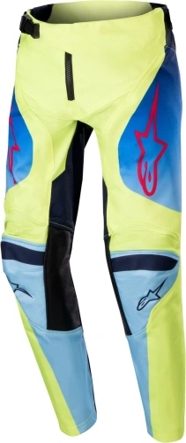 Kalhoty RACER HOEN, ALPINESTARS, dětské (žlutá fluo/modrá/červená) 2024