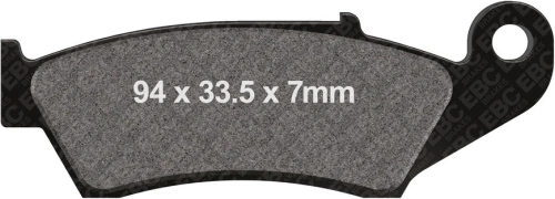 Brzdové destičky EBC MXS185