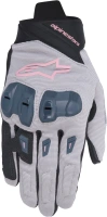 Rukavice STELLA SP X 1, ALPINESTARS, dámské (šedá/černá/tmavě šedá/růžová) 2025