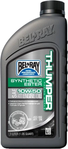 Motorový olej thumper RACING WORKS SYNTHETIC ESTER 4T 10W-50 1 l