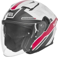 Přilba N130 EKTO, NOX (bílá, růžová) 2026