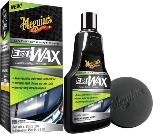 Meguiars 3v1 Wax - leštenka s voskom, 473 ml