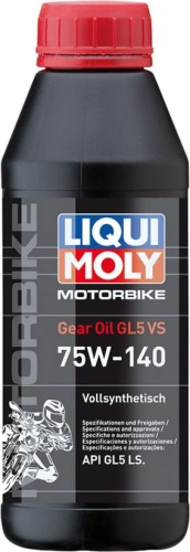 LIQUI MOLY Motorbike Gear Oil 75w140 GL5 VS - plne syntetický prevodový olej 500 ml