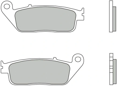 Brzdové destičky BREMBO 07074 CC SCOOTER
