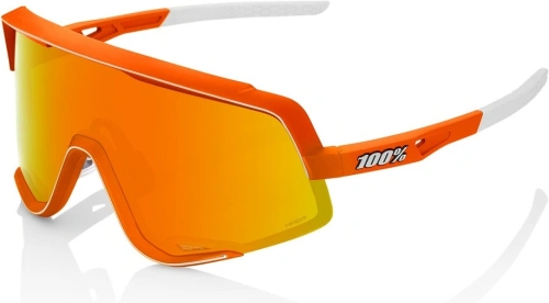 Slnečné okuliare GLENDALE Soft Tact Neon Orange, 100% - USA (HIPER červené sklo)