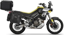Kompletní sada sedlových brašen SHAD TERRA TR40 a  černého hliníkového 48L topcase, včetně montážní sady SHAD Aprilia Tuareg 660