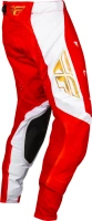 Kalhoty EVOLUTION DST. FLY RACING - USA 2024 (červená/bílá/červená iridium) (2)