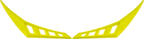 Zadné kryty vrchná ventilácia pre prilby Cross Pro II, CASSIDA (žltá fluo)